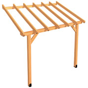 Lean-to Wood Pergola 3 x 2 m